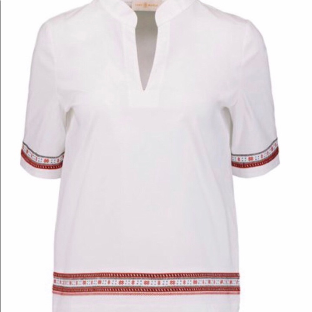 Like New, Tory Burch short sleeve blouse sz10